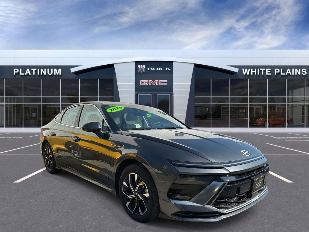 Portofino Gray 2025 Hyundai Sonata SEL FWD Sedan Front-Wheel Drive 8-Speed Automatic