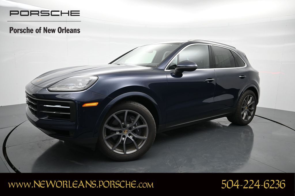 Algarve Blue Metallic 2024 Porsche Cayenne SUV / Crossover All-Wheel Drive 8-Speed Automatic