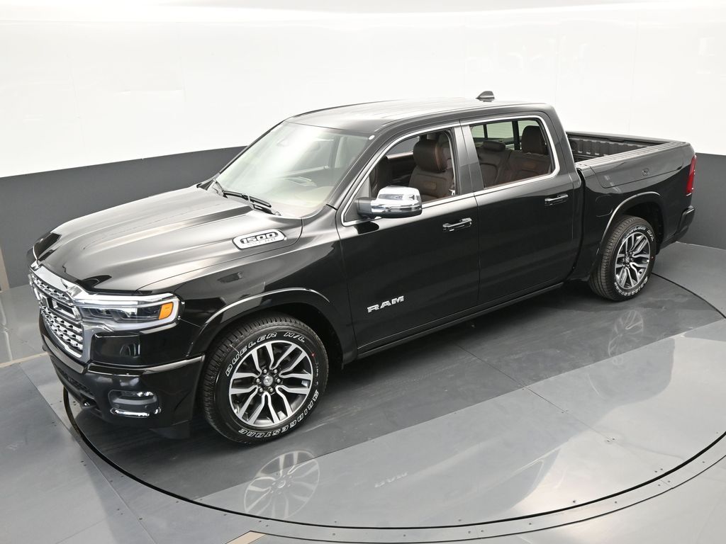Used 2025 Diamond Black Crystal Pearlcoat Ram Limited image 39