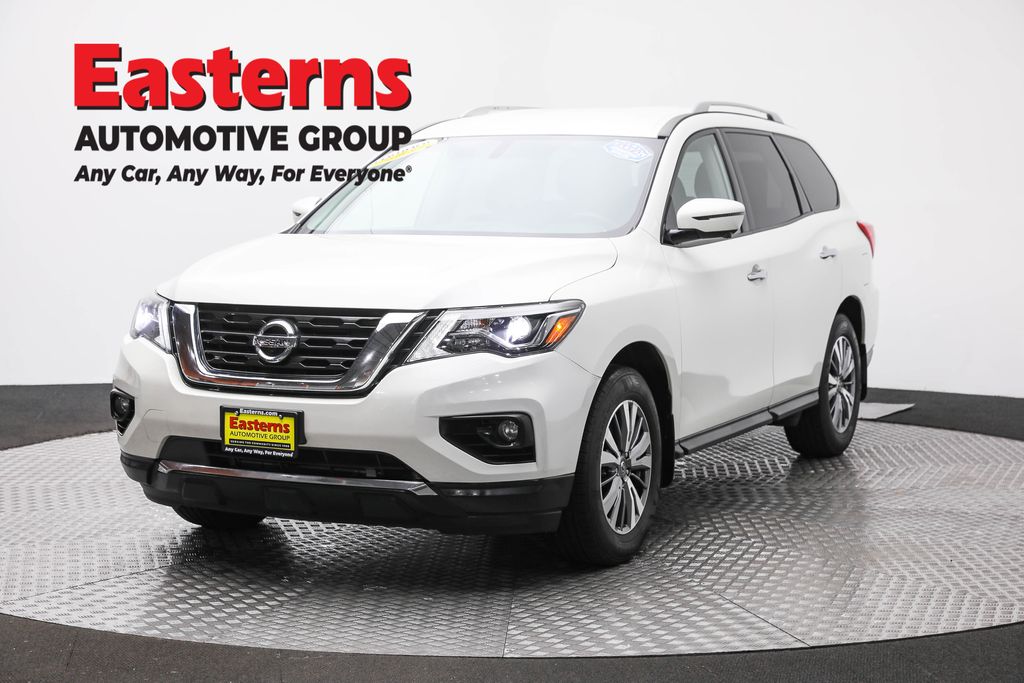Pearl White Tricoat 2020 Nissan Pathfinder SL 4WD SUV / Crossover Four-Wheel Drive Continuously Variable Transmission