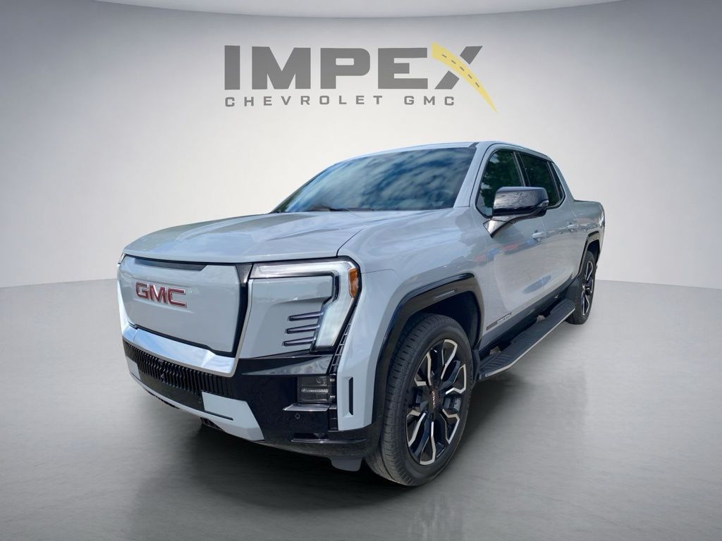 Thunderstorm Gray 2026 GMC Sierra EV Pickup Truck All-Wheel Drive 1-Speed Automatic
