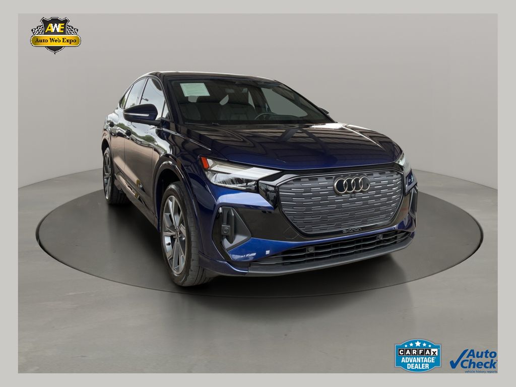 Navarra Blue Metallic 2023 Audi Q4 e-tron Sportback quattro Premium Plus 50 Sedan All-Wheel Drive Automatic