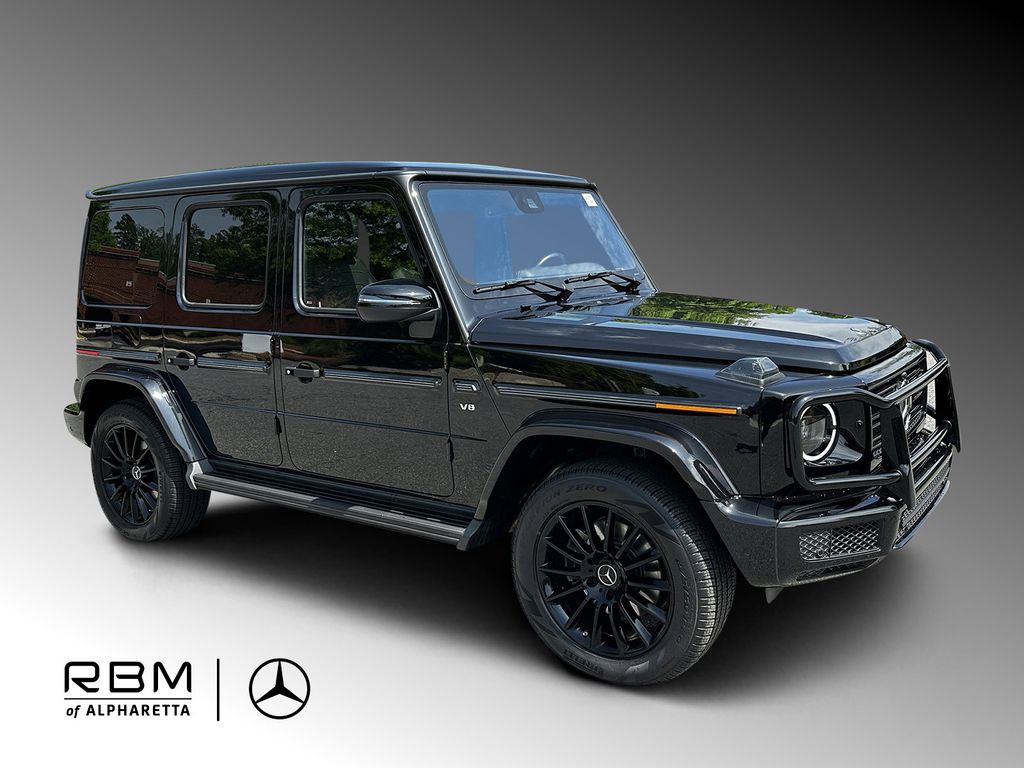 Black 2024 Mercedes-Benz G-Class G 550 4MATIC SUV / Crossover All-Wheel Drive 9-Speed Automatic