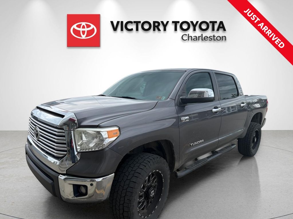 Magnetic Gray Metallic 2014 Toyota Tundra Pickup Truck Four-Wheel Drive 6-Speed Automatic Overdrive