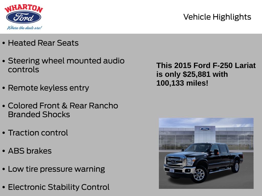 2015 Ford F-250SD Lariat Black at Autostrade