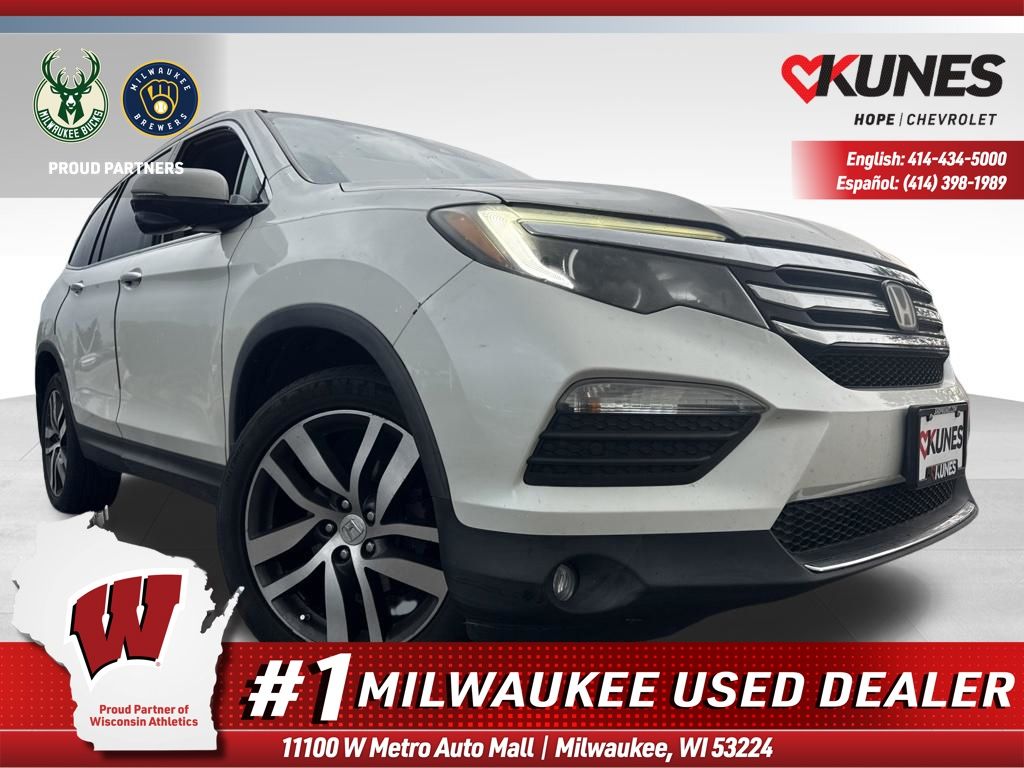 Lunar Silver Metallic 2016 Honda Pilot SUV / Crossover All-Wheel Drive 9-Speed Automatic