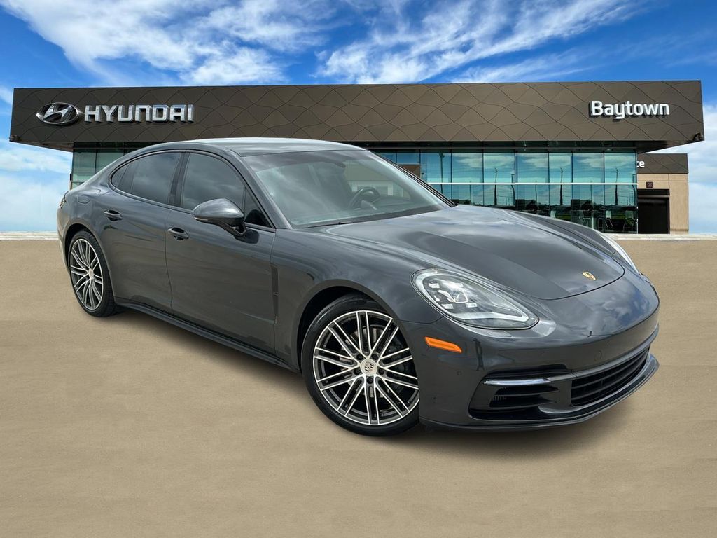 Gray (Volcano Grey Metallic) 2018 Porsche Panamera 4S AWD Sedan All-Wheel Drive 8-Speed Automatic