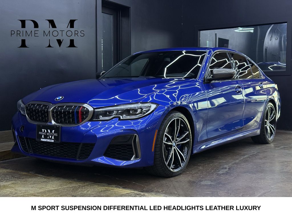 Portimao Blue Metallic 2020 BMW 3 Series Sedan Rear-Wheel Drive 8-Speed Automatic