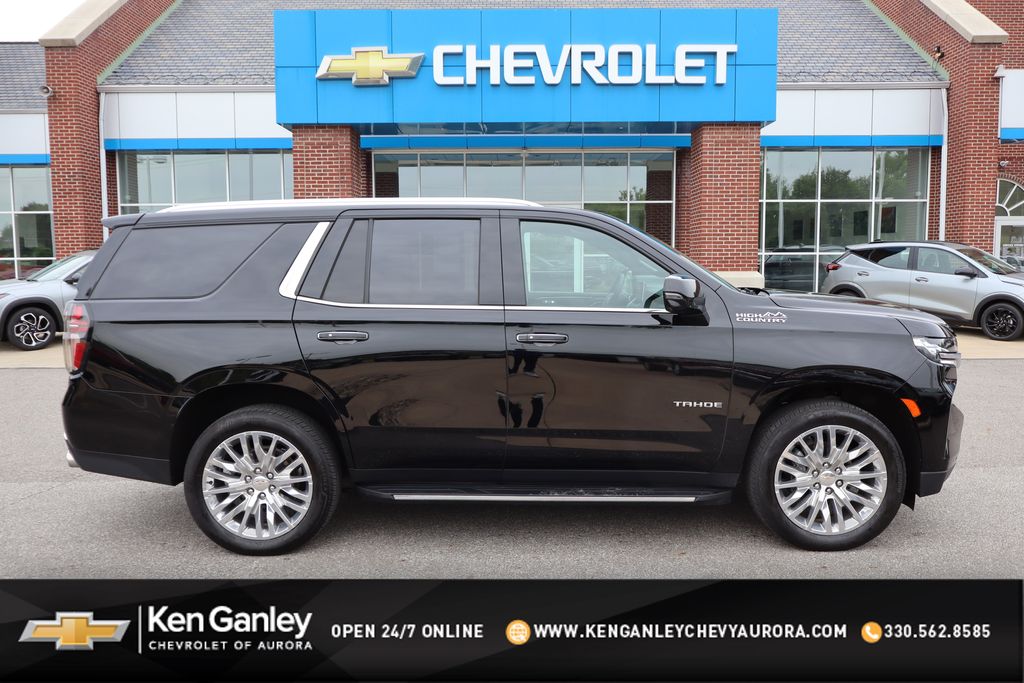 Black 2023 Chevrolet Tahoe High Country 4WD SUV / Crossover Four-Wheel Drive