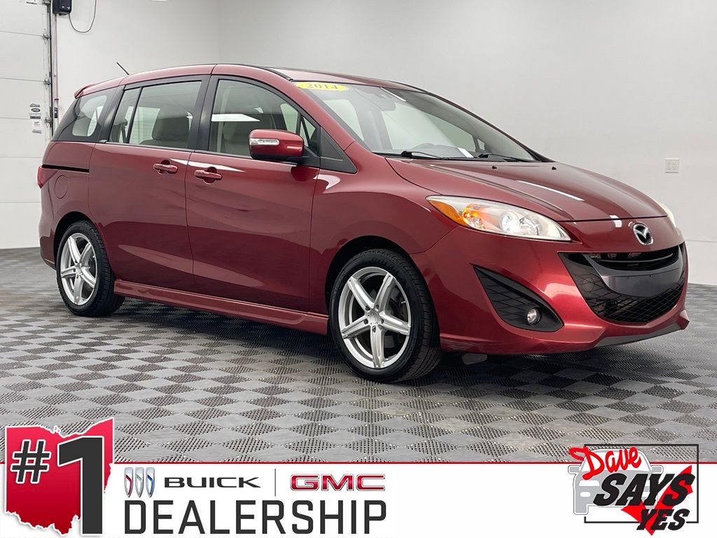 Zeal Red Mica 2014 Mazda MAZDA5 Minivan Front-Wheel Drive 5-Speed Automatic Overdrive