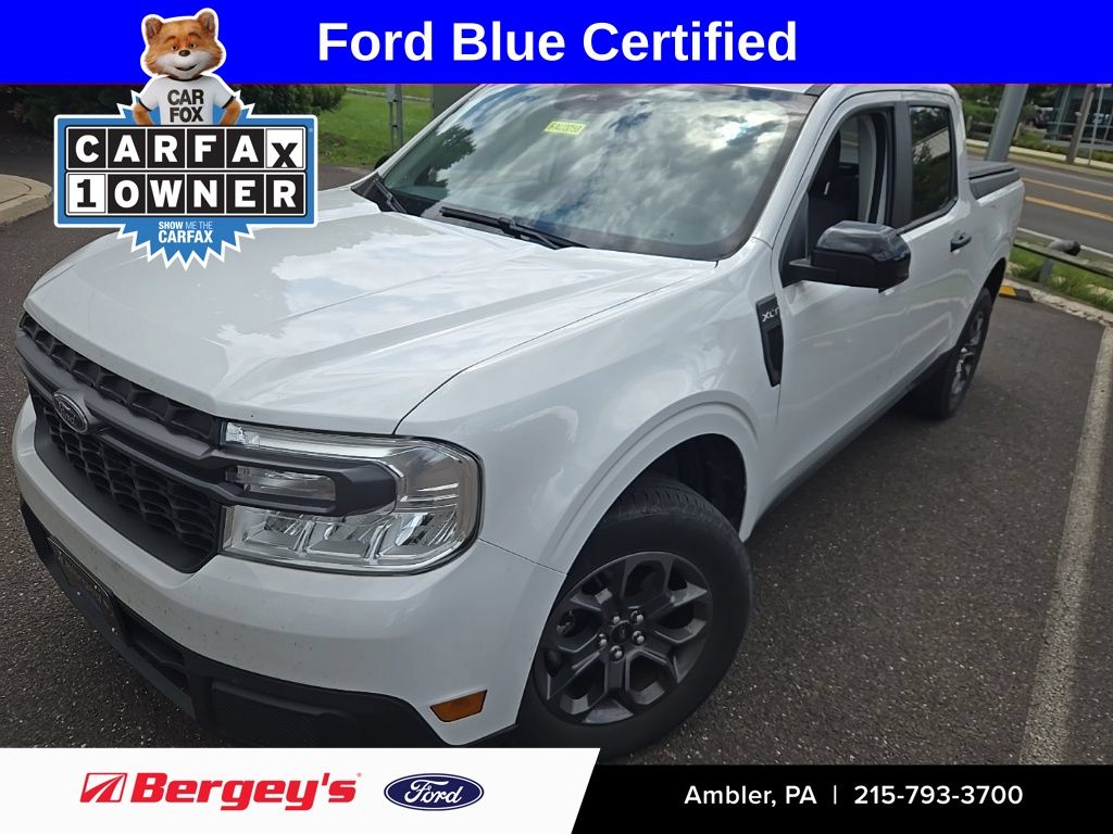 Oxford White 2024 Ford Maverick Pickup Truck All-Wheel Drive 8-Speed Automatic