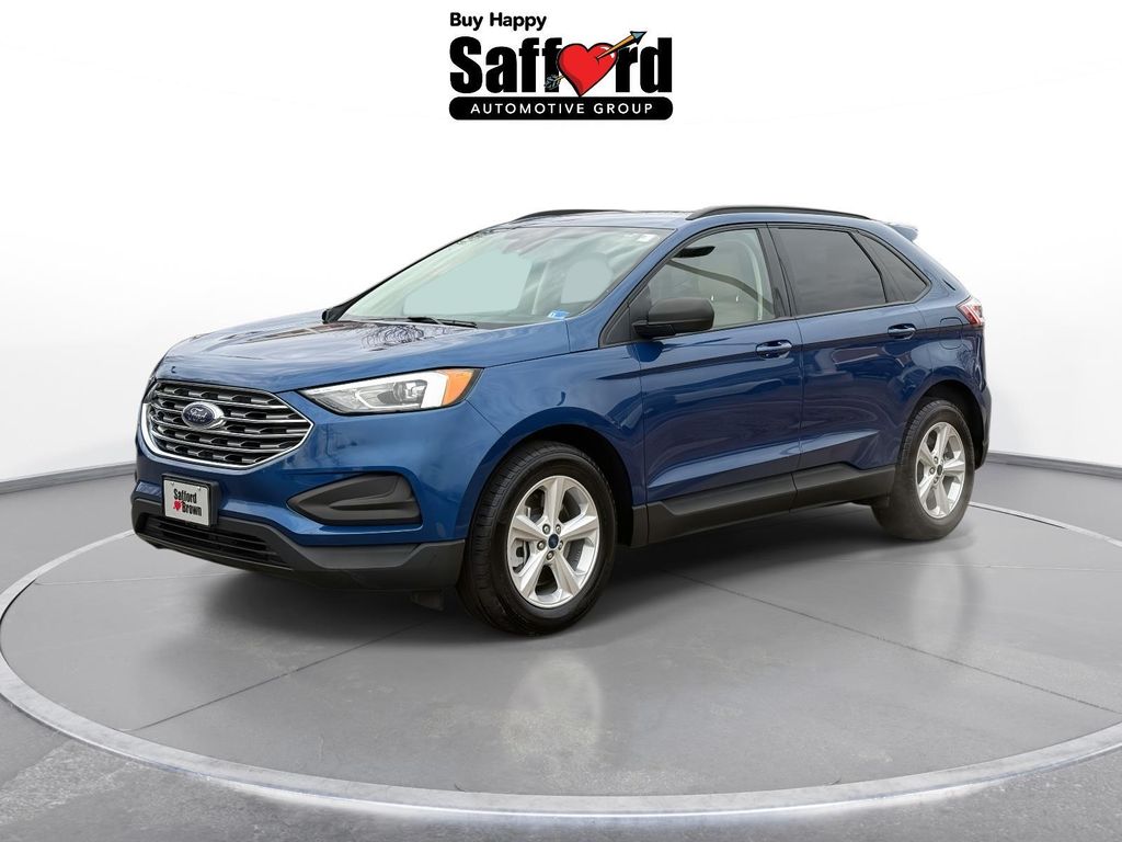 Atlas Blue Metallic 2022 Ford Edge SE AWD SUV / Crossover All-Wheel Drive 8-Speed Automatic