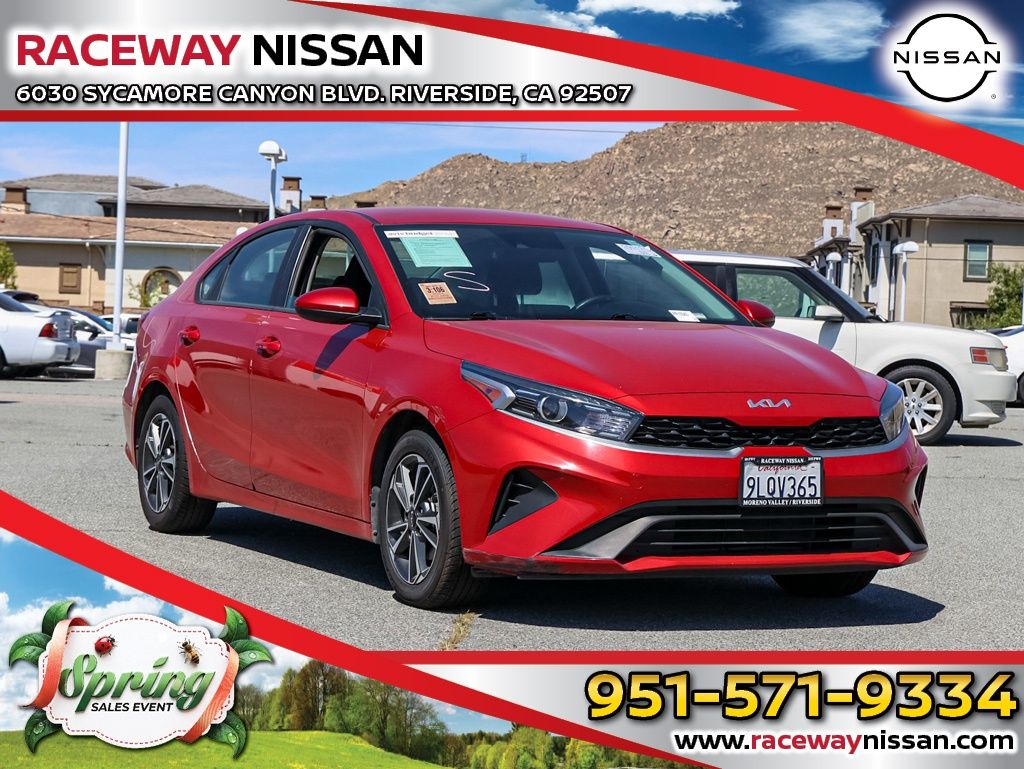 Currant Red 2024 Kia Forte LXS FWD Sedan Front-Wheel Drive Continuously Variable Transmission