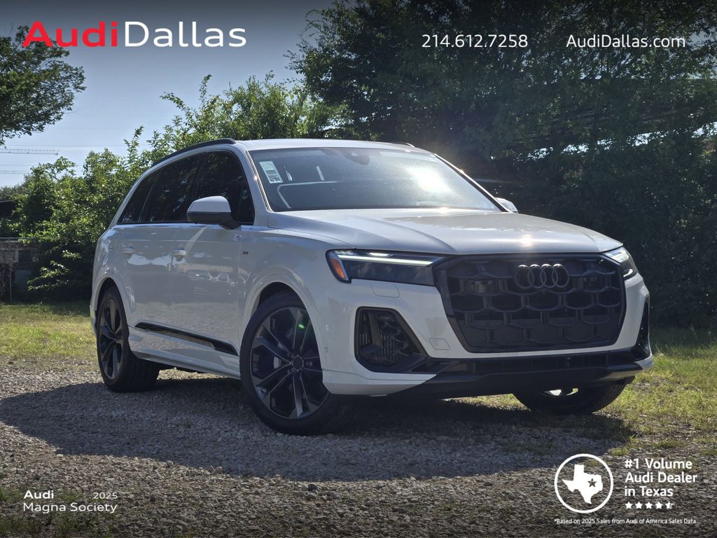 Glacier White 2026 Audi Q7 quattro S line Premium Plus 55 TFSI SUV / Crossover All-Wheel Drive 8-Speed Automatic