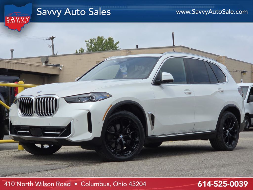 White Metallic 2025 BMW X5 SUV / Crossover All-Wheel Drive 8-Speed Automatic