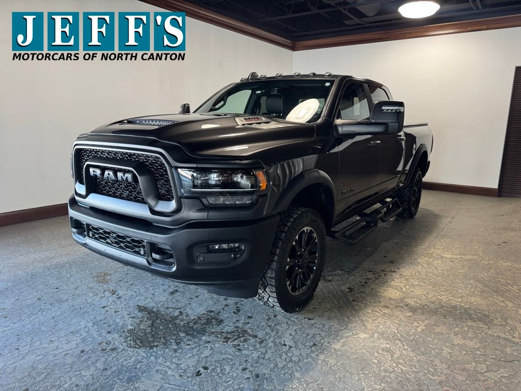 Gray (Granite Crystal Metallic Clearcoat) 2024 RAM 2500 Rebel Crew Cab 4WD Pickup Truck Four-Wheel Drive 8-Speed Automatic