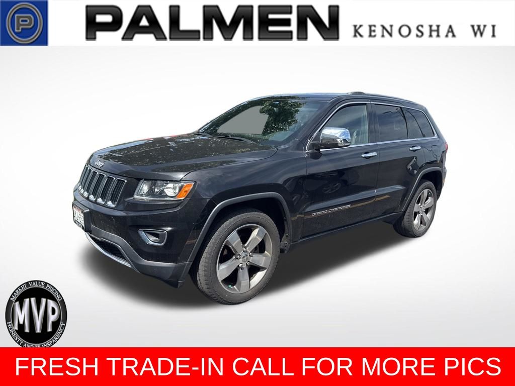 Brilliant Black Crystal Pearlcoat 2014 Jeep Grand Cherokee Limited 4WD SUV / Crossover Four-Wheel Drive 8-Speed Automatic