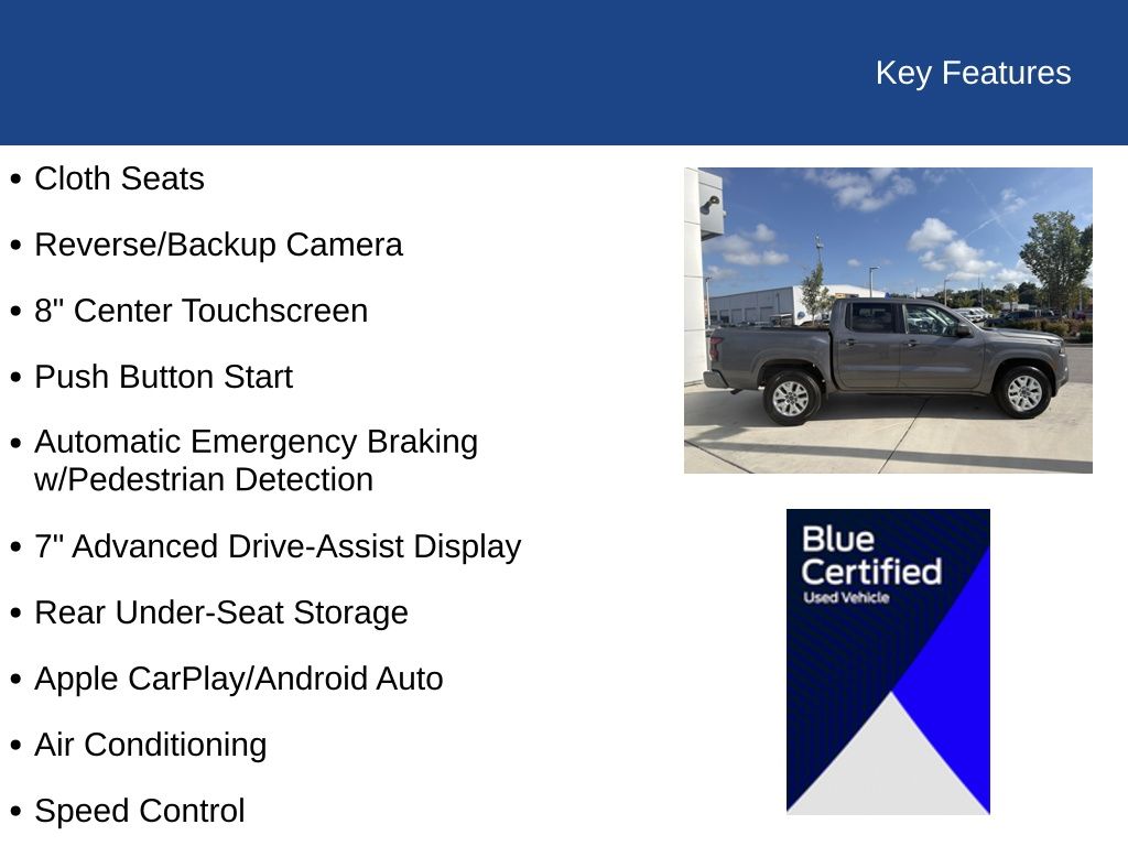 2022 Nissan Frontier Crew Cab SV 4x2