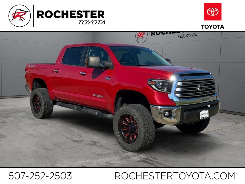 Barcelona Red Metallic 2020 Toyota Tundra Pickup Truck Four-Wheel Drive 6-Speed Automatic