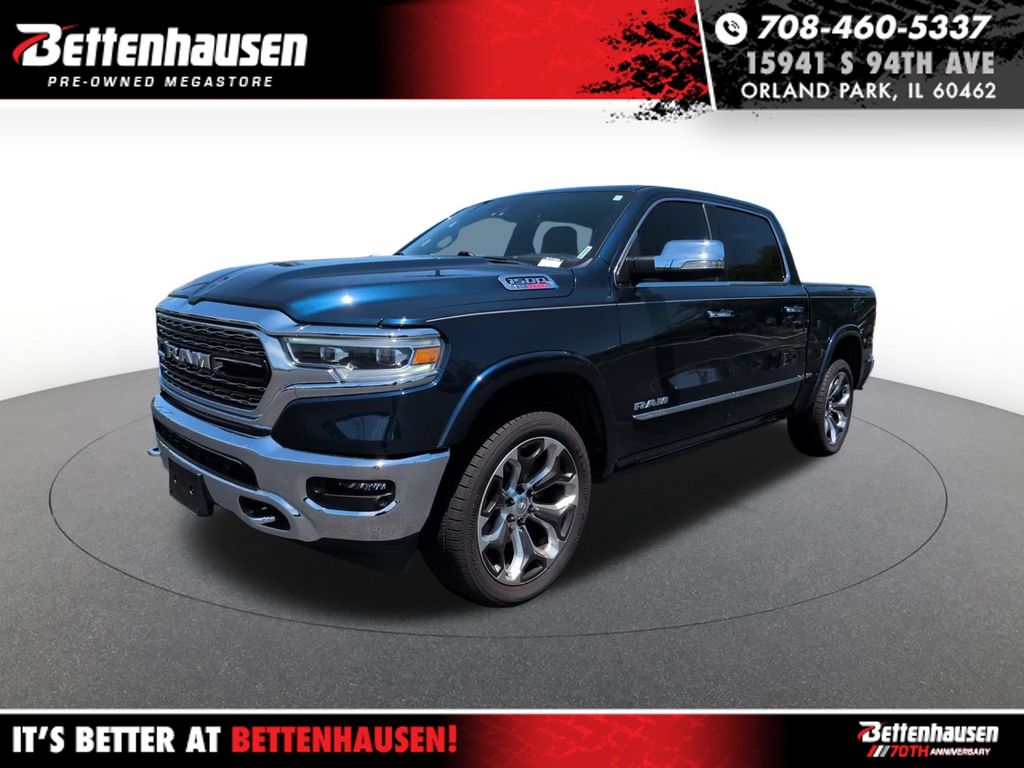 Patriot Blue Pearlcoat 2022 RAM 1500 Pickup Truck Four-Wheel Drive 8-Speed Automatic