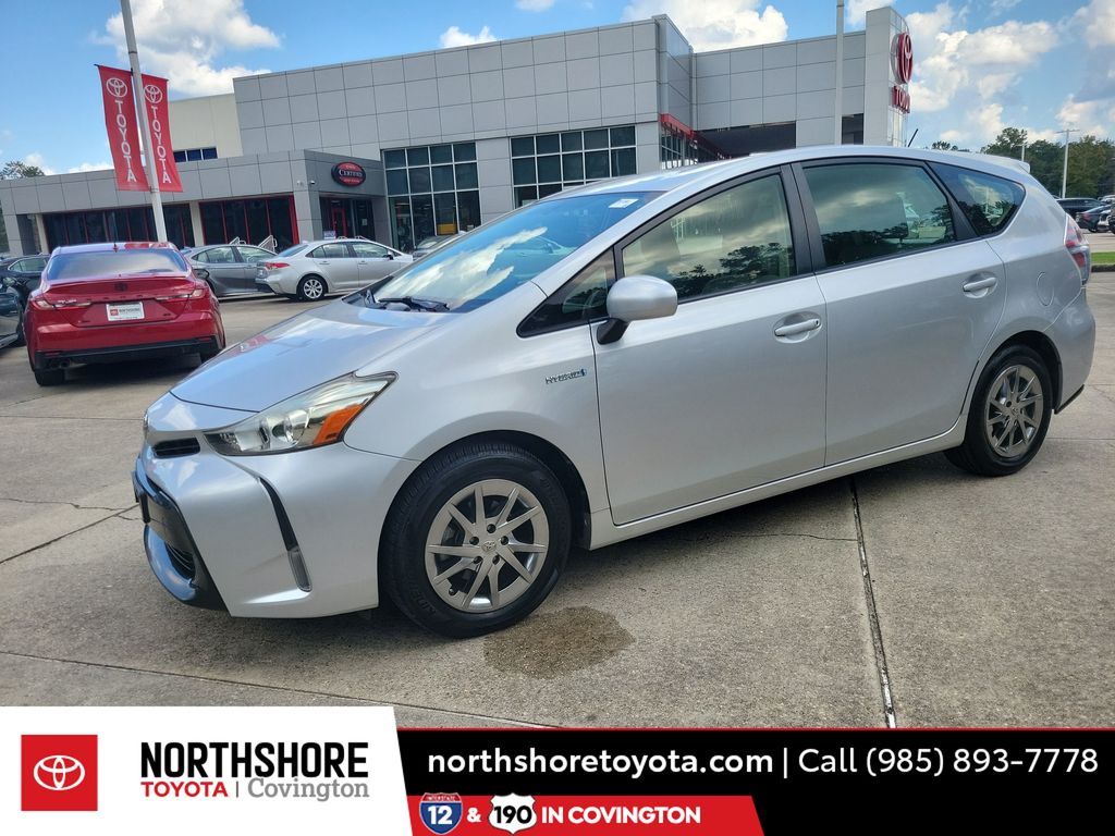Classic Silver Metallic 2016 Toyota Prius v Wagon Front-Wheel Drive Continuously Variable Transmission
