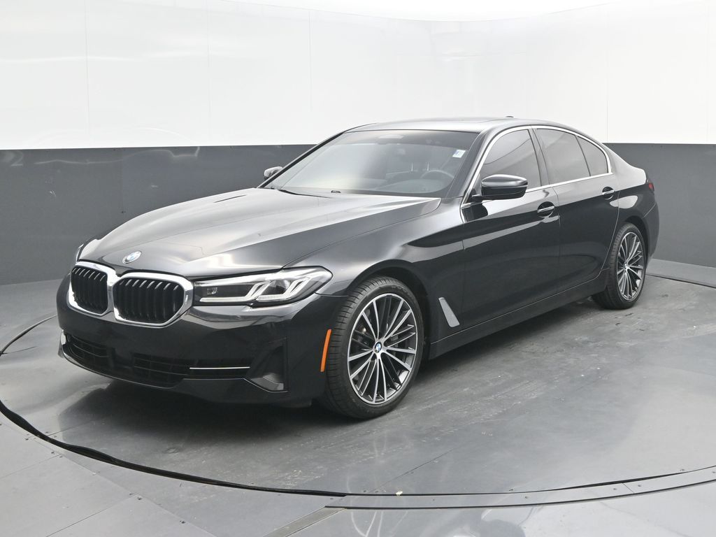 Black Sapphire Metallic 2022 BMW 5 Series 530i xDrive AWD Sedan All-Wheel Drive 8-Speed Automatic