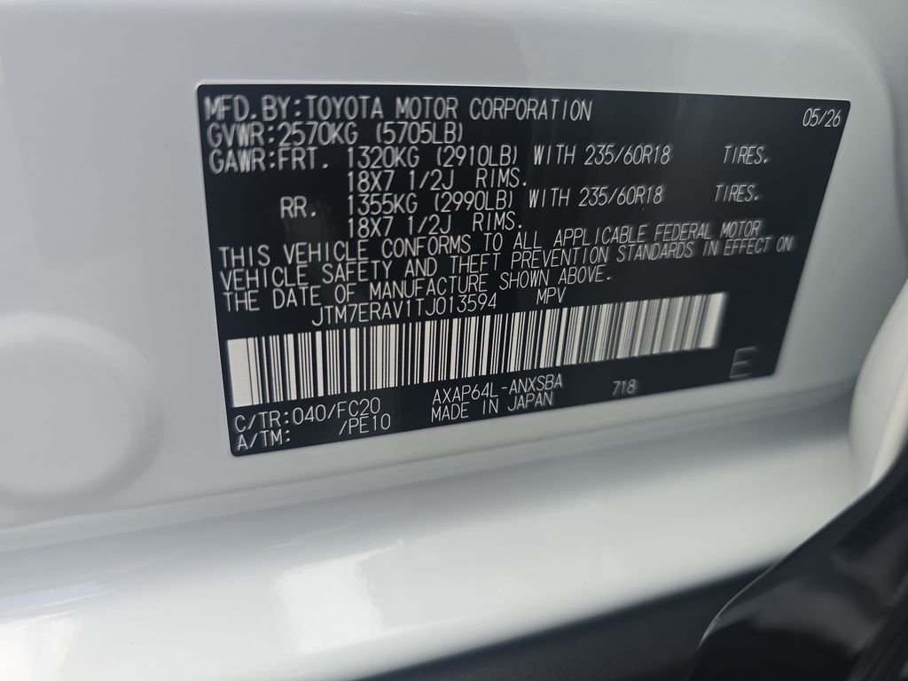 New 2026 Toyota RAV4 Plug-in Hybrid SUV