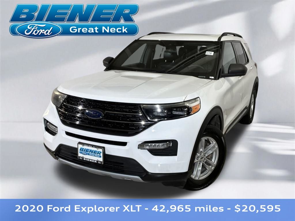 Oxford White 2020 Ford Explorer SUV / Crossover All-Wheel Drive Automatic