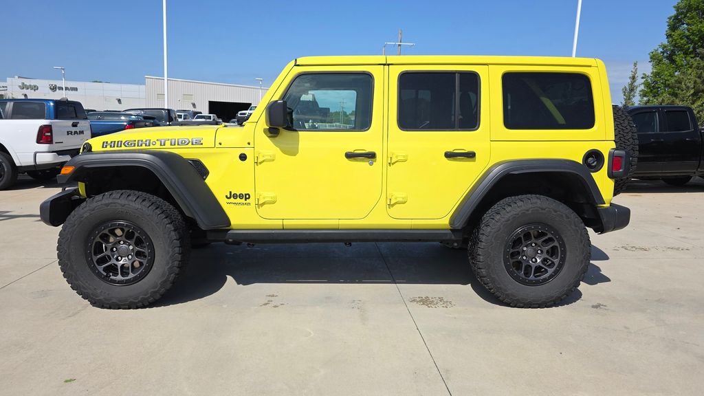 Used 2022 Jeep Wrangler Unlimited High Tide with VIN 1C4HJXDG5NW204040 for sale in Kansas City