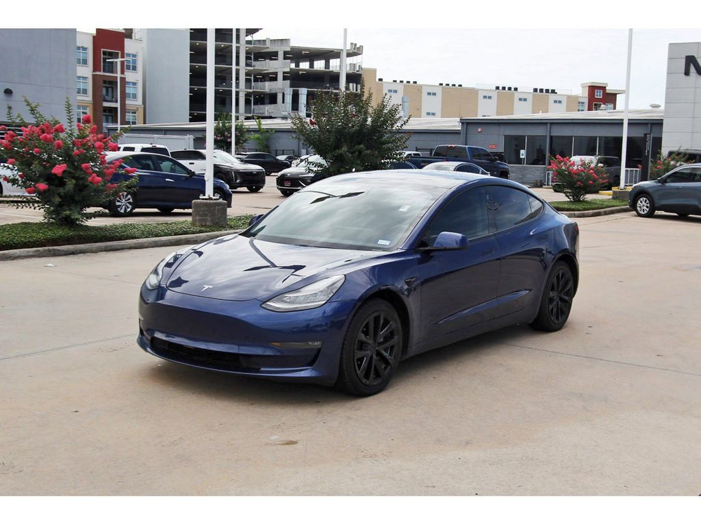 2021 Tesla Model 3 Long Range Blue at Legacy Ford