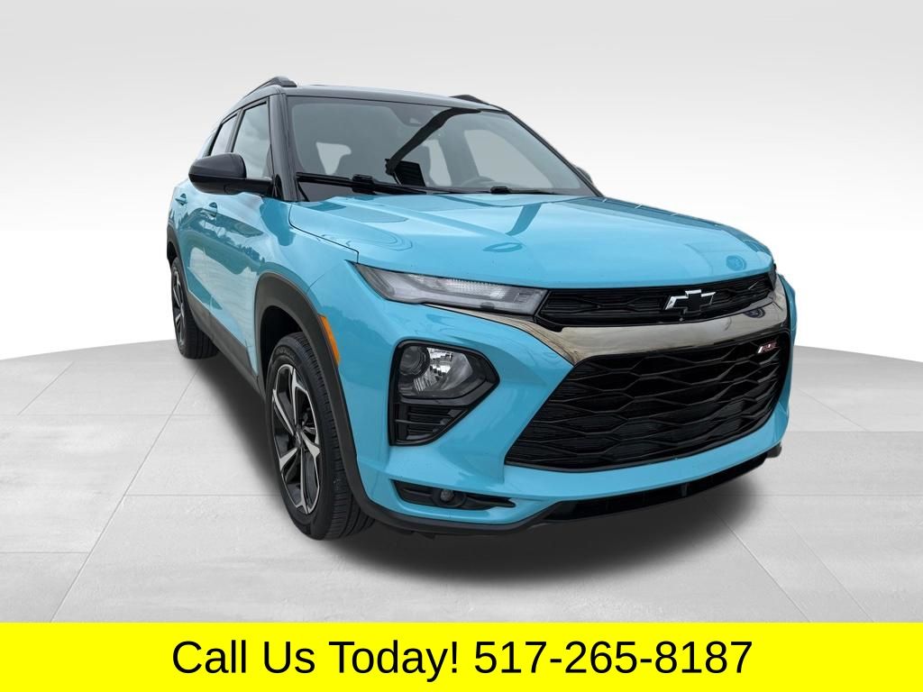 Oasis Blue 2021 Chevrolet Trailblazer SUV / Crossover Four-Wheel Drive 9-Speed Automatic