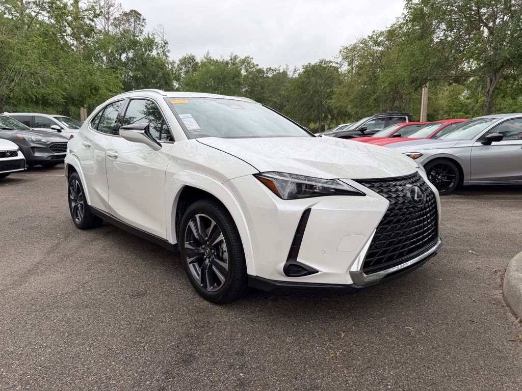 White Pearl 2025 Lexus UX Hybrid 300h Premium FWD SUV / Crossover Front-Wheel Drive Continuously Variable Transmission
