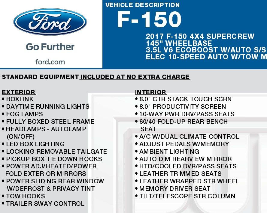 2017 Ford F-150 Lariat 20