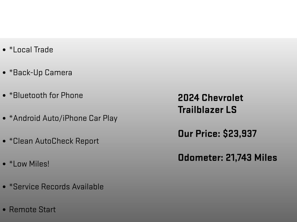 2024 Chevrolet TrailBlazer LS Blue at Auto Express Mitsubishi