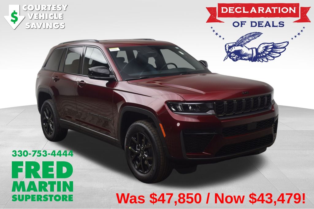 Velvet Red Pearlcoat 2026 Jeep Grand Cherokee Altitude 4WD SUV / Crossover Four-Wheel Drive 8-Speed Automatic