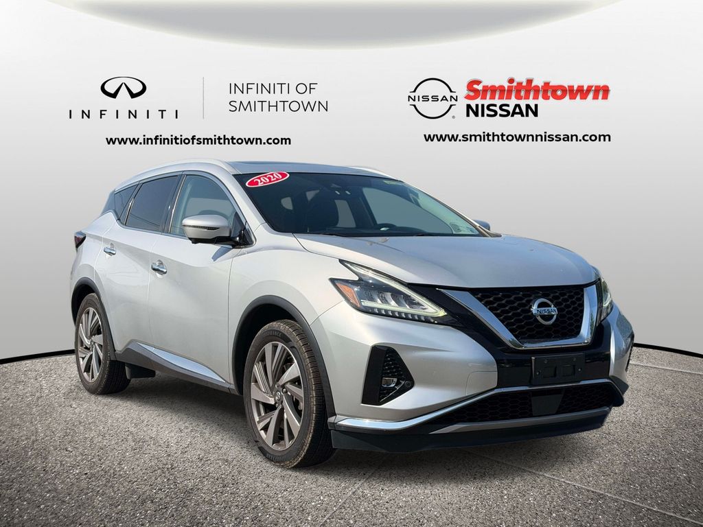 Brilliant Silver Metallic 2020 Nissan Murano SUV / Crossover All-Wheel Drive Continuously Variable Transmission