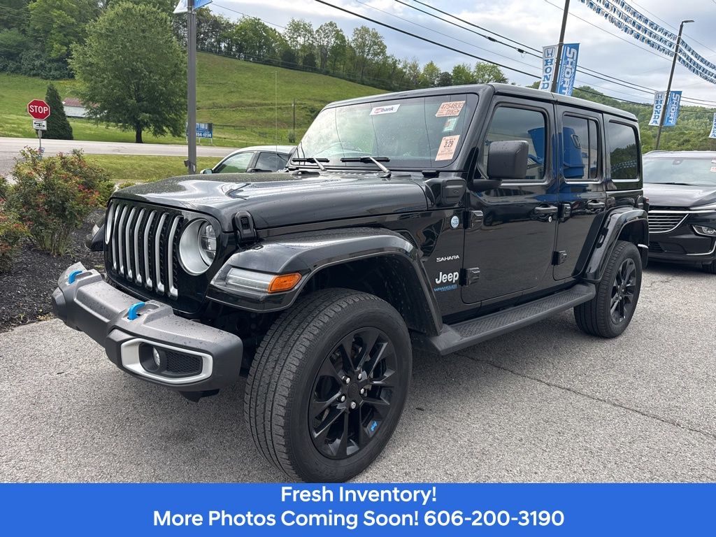 Black Clearcoat 2022 Jeep Wrangler 4xe SUV / Crossover Four-Wheel Drive 8-Speed Automatic