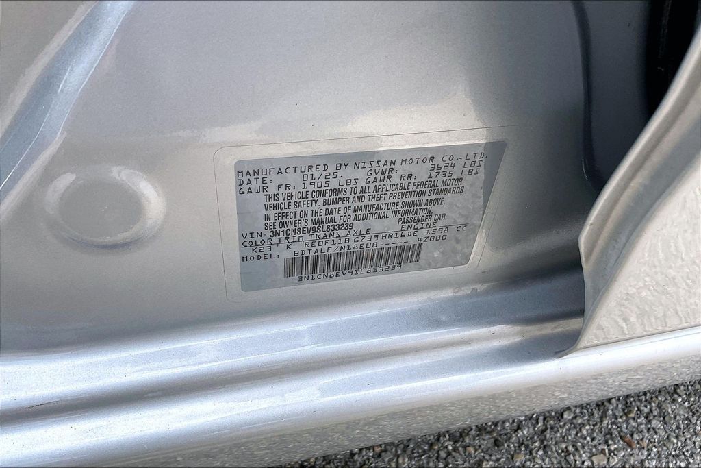 Used 2025 Nissan Versa 1.6 SV 4D Sedan