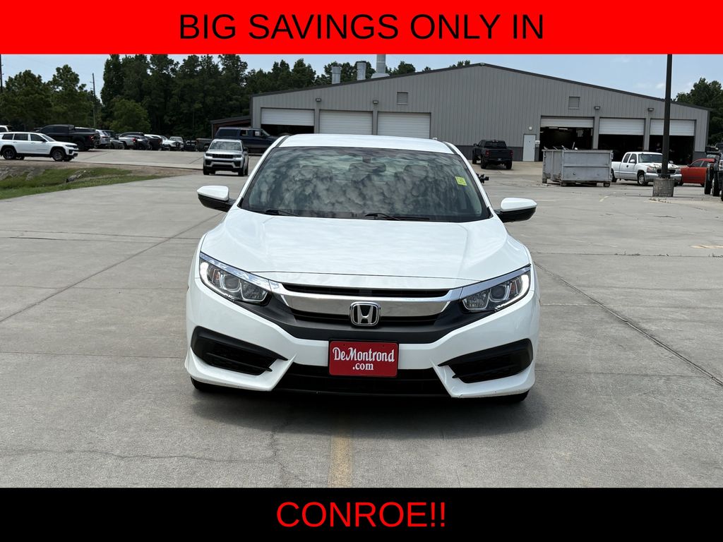 2016 Honda Civic LX White at North Houston Mitsubishi