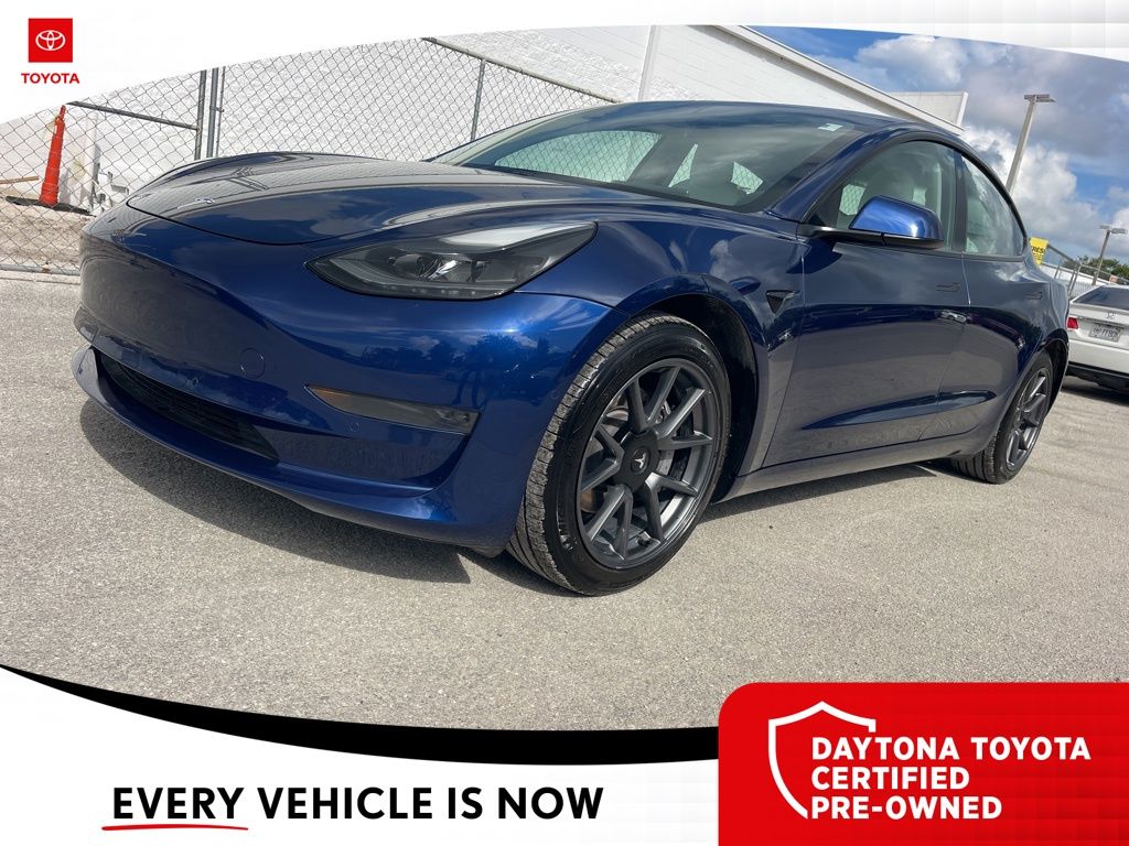 Used 2021 Tesla Model 3 Base with VIN 5YJ3E1EA8MF042218 for sale in Daytona Beach, FL