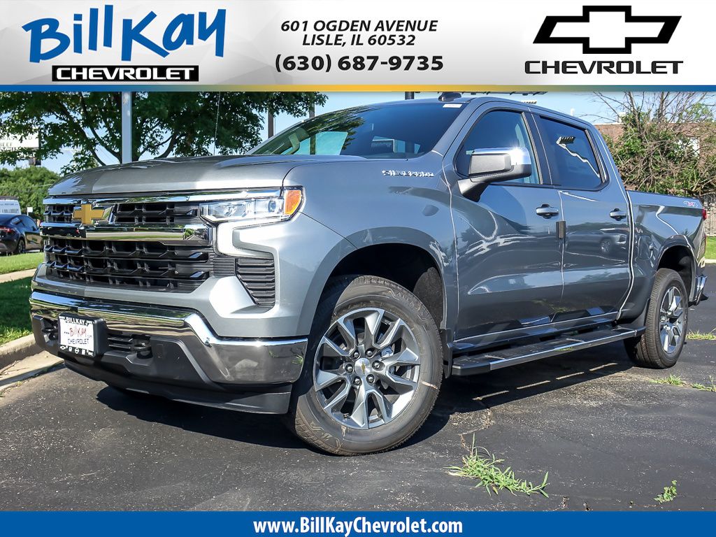 Sterling Gray Metallic 2026 Chevrolet Silverado 1500 Pickup Truck Four-Wheel Drive Automatic