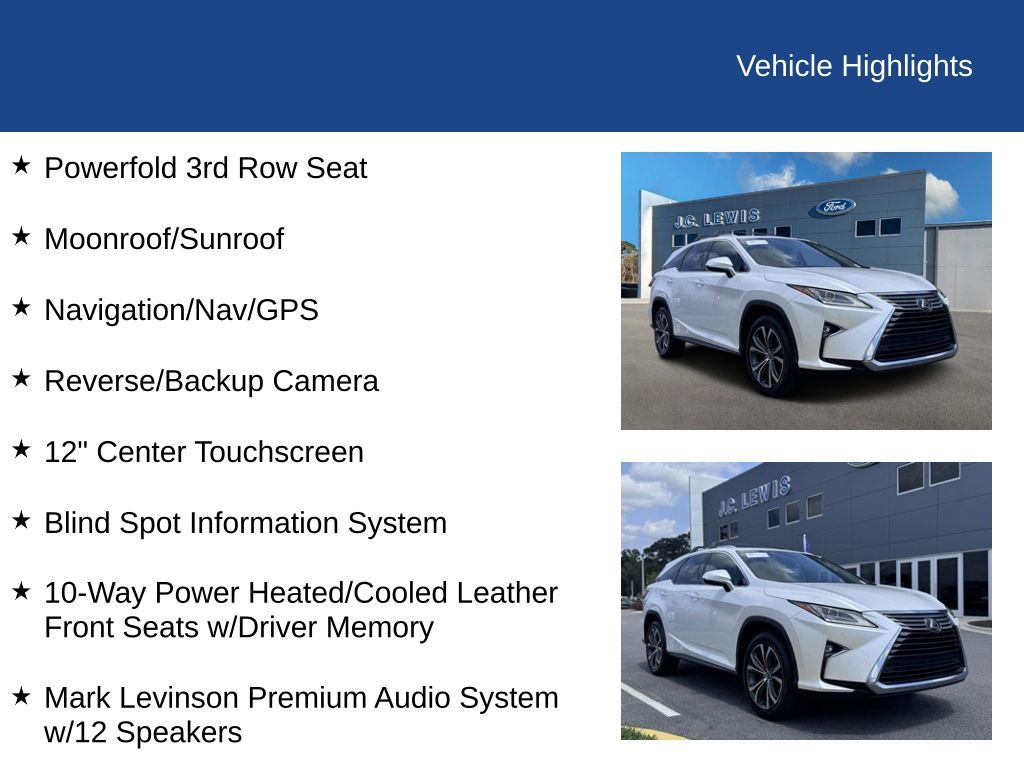 2019 Lexus RX 350L Premium