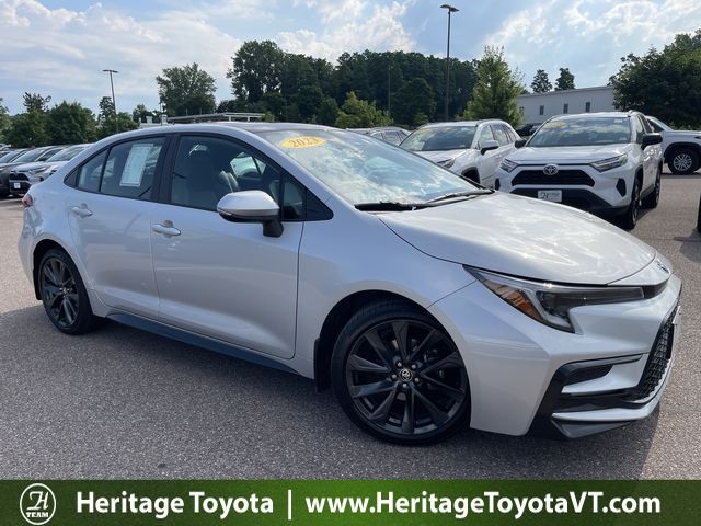 Silver 2023 Toyota Corolla Sedan Front-Wheel Drive Continuously Variable Transmission