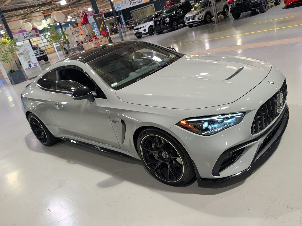 Gray (MANUFAKTUR Alpine Grey) 2026 Mercedes-Benz CLE Coupe All-Wheel Drive 9-Speed Automatic