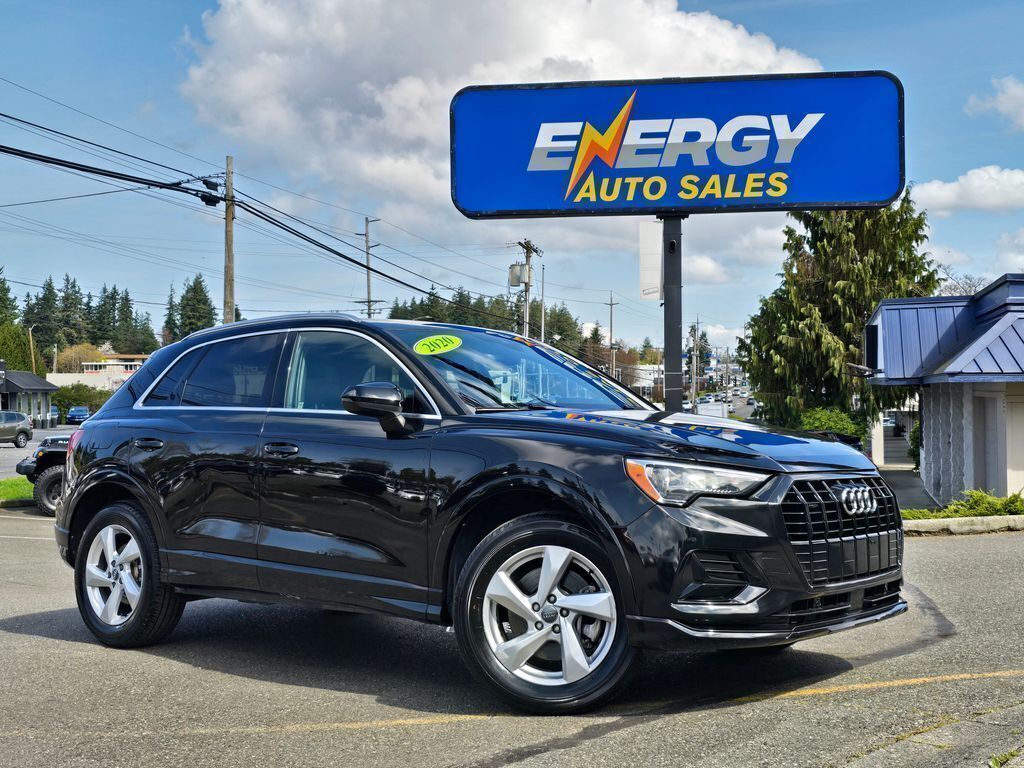 Black 2020 Audi Q3 SUV / Crossover All-Wheel Drive 8-Speed Automatic