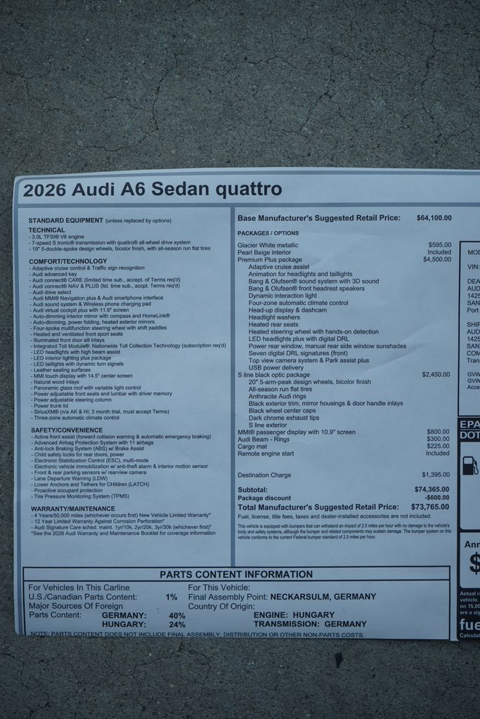 Thumbnail: 2026 Audi A6 - 6