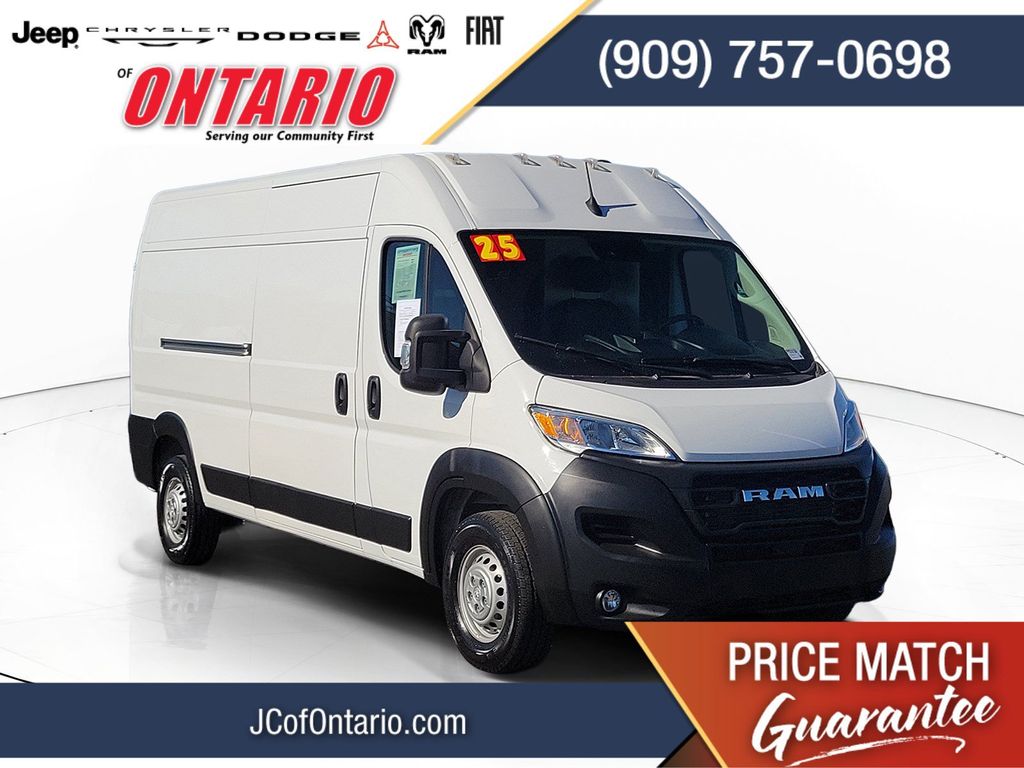 Bright White Clearcoat 2025 RAM ProMaster Van  9-Speed Automatic