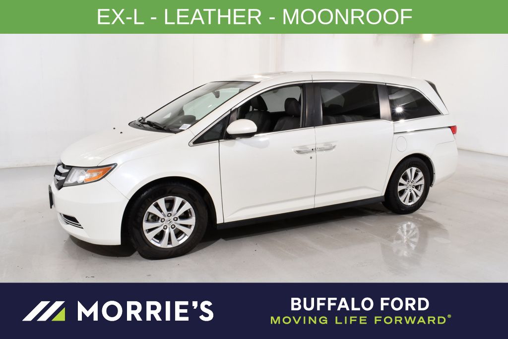 White Diamond Pearl 2016 Honda Odyssey EX-L FWD Minivan Front-Wheel Drive 6-Speed Automatic