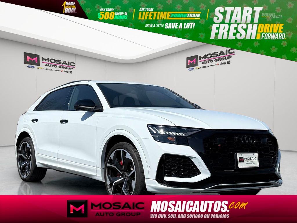 Glacier White Metallic 2022 Audi RS Q8 4.0T quattro AWD SUV / Crossover All-Wheel Drive Automatic