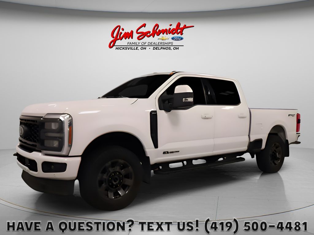 Star White Metallic Tri-Coat 2023 Ford F-250 Super Duty Pickup Truck Four-Wheel Drive Automatic
